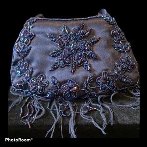 Beaded evening bag